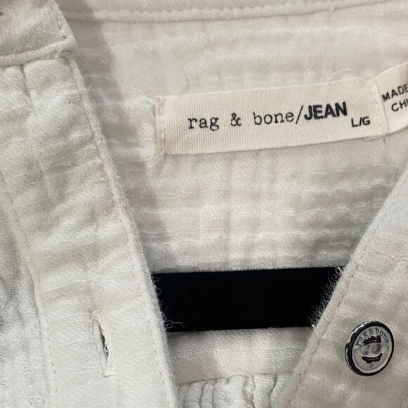 Rag & Bone Henley Waffle-Knit Crewneck - Picture 11 of 11